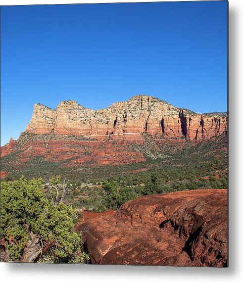 Sedona Metal Print featuring the photograph Sweeping Sedona Landscape by Amy Sorvillo