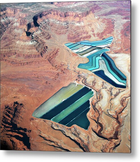 Viewpoint Metal Print featuring the photograph Tailings Ponds by Fuse