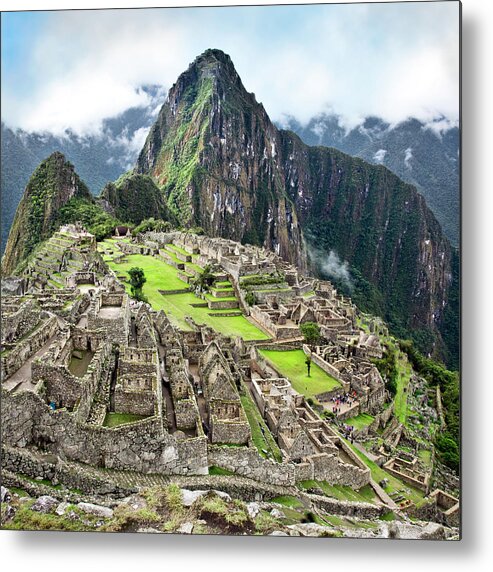 Machu Picchu Metal Print featuring the photograph The Classic Shot Of Machu Picchu by Nicolamargaret