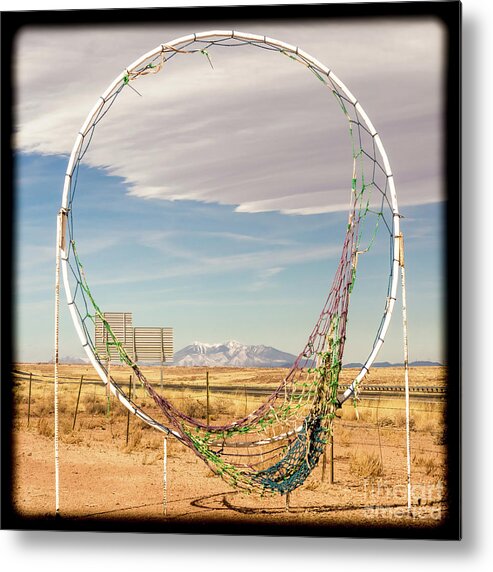 Torn Iconic Dreamcatcher Metal Print featuring the photograph Torn Iconic Dreamcatcher by Imagery by Charly