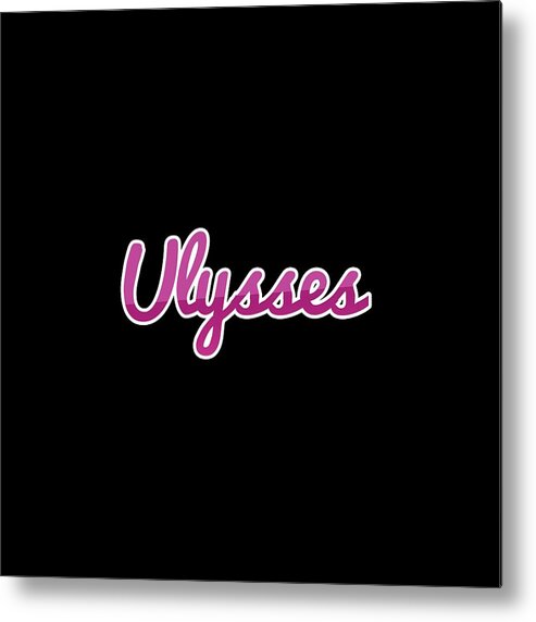 Ulysses Metal Print featuring the digital art Ulysses #Ulysses by TintoDesigns