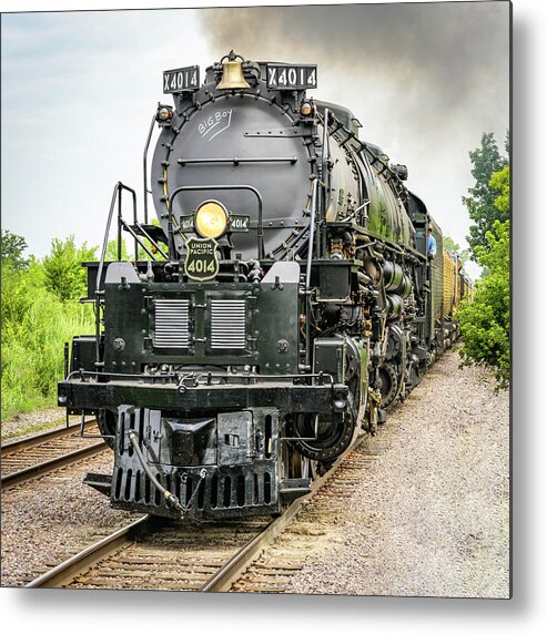 Tourism Metal Print featuring the photograph UP Engine 4014 Big Boy by Laura Hedien