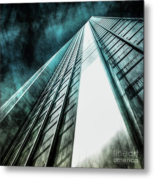 American Metal Print featuring the photograph Urban Grunge Collection Set - 09 by Az Jackson