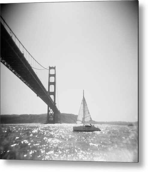San Francisco Metal Print featuring the photograph Usa, California, San Francisco Bay by David Madison
