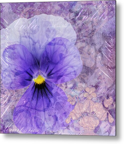 Photography
Photography Metal Print featuring the photograph Viola - Secret Love by Cora Niele