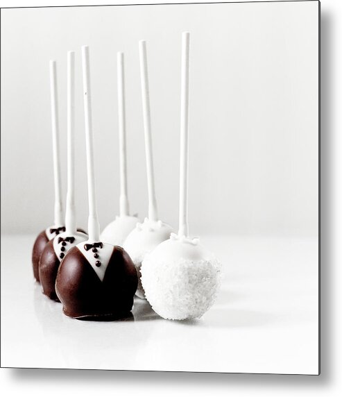 Unhealthy Eating Metal Print featuring the photograph Wedding Dessert Treats by Amy Stocklein Images