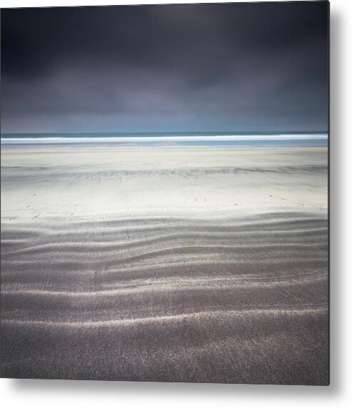 Isle Of Eigg Metal Print featuring the photograph White Lines by Anita Nicholson