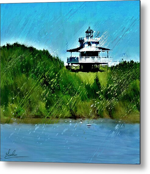 Lighthouse Metal Print featuring the photograph Ye Old Lighthouse by GW Mireles