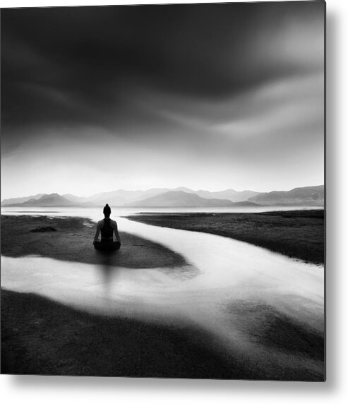 Beach Metal Print featuring the photograph Zen Stream by George Digalakis
