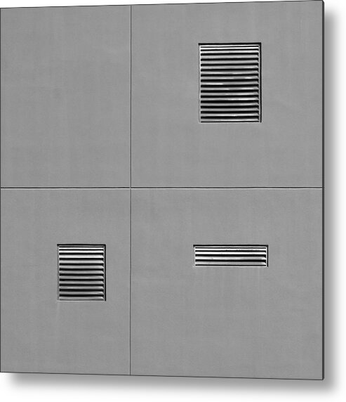Abstract Metal Print featuring the photograph Asymmetry #1 by Stuart Allen