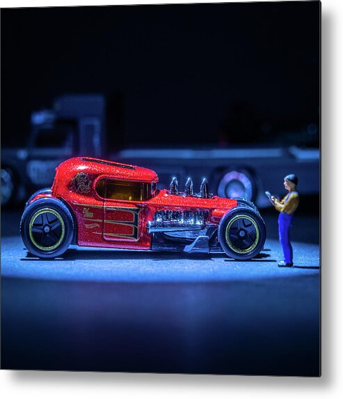 Mod Rod Metal Print featuring the photograph Mod Rod #1 by Wade Brooks