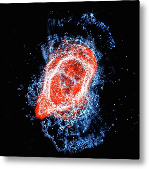 Astronomy Metal Print featuring the photograph Nebula by Mango Art