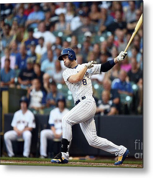 People Metal Print featuring the photograph Ryan Braun #1 by Stacy Revere