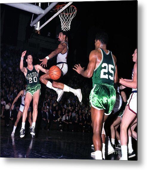 Nba Pro Basketball Metal Print featuring the photograph Wilt Chamberlain #1 by Dick Raphael