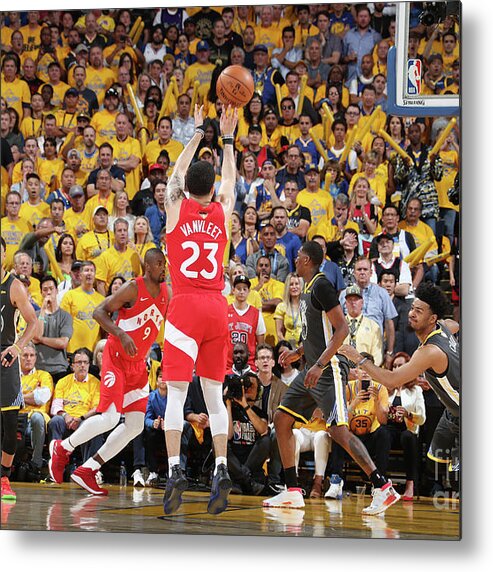 Playoffs Metal Print featuring the photograph Fred Vanvleet by Nathaniel S. Butler
