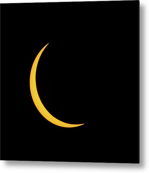 Solar Eclipse Metal Print featuring the photograph Partial Solar Eclipse #4 by David Beechum