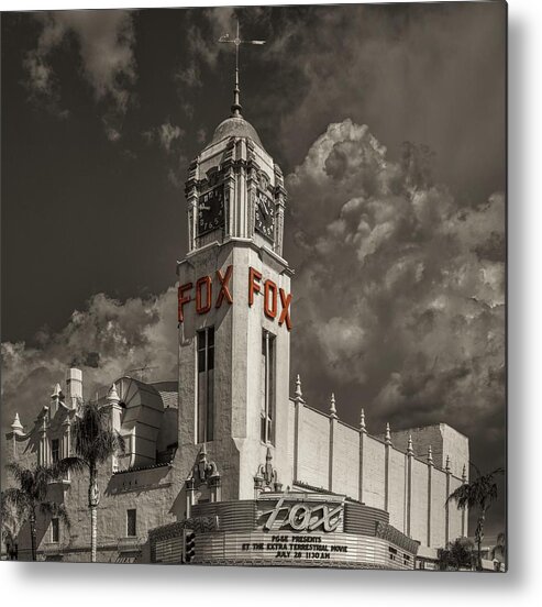 Fox Theatre Metal Print featuring the photograph The Historic Fox Theatre of Bakersfield, California #3 by Mountain Dreams
