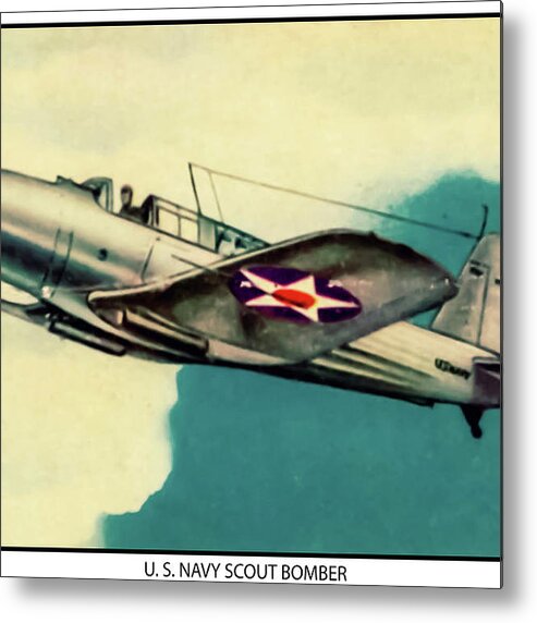 Abrams Metal Print featuring the photograph Wings Cigarette Airplane Trading Card #30 by Pheasant Run Gallery