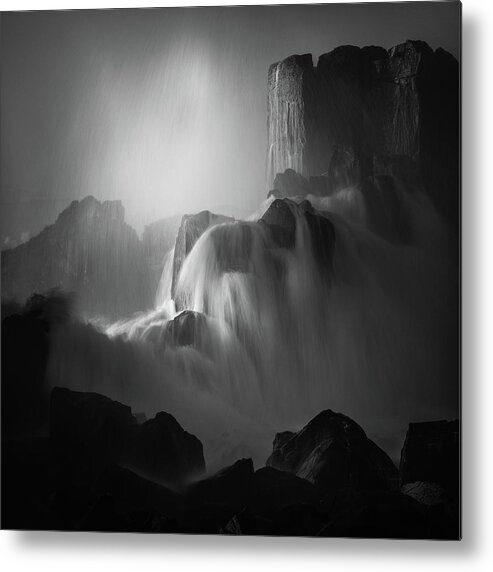 Monochrome Metal Print featuring the photograph Bombo by Grant Galbraith