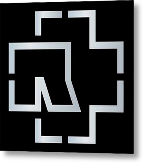 Rammstein Logo #4 Metal Print by Andras Stracey - Pixels Merch