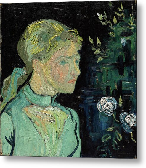 Vincent Van Gogh Metal Print featuring the painting Adeline Ravoux #6 by Vincent Van Gogh