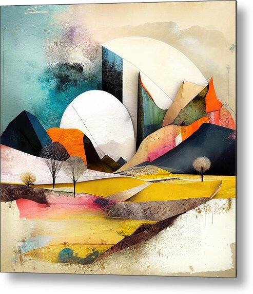Color Metal Print featuring the mixed media A new dawn by My Head Cinema