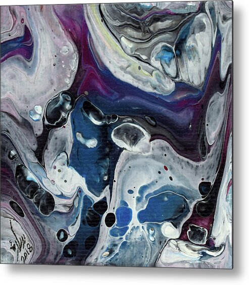  Metal Print featuring the painting Abstract #2 by Sarra Elgammal