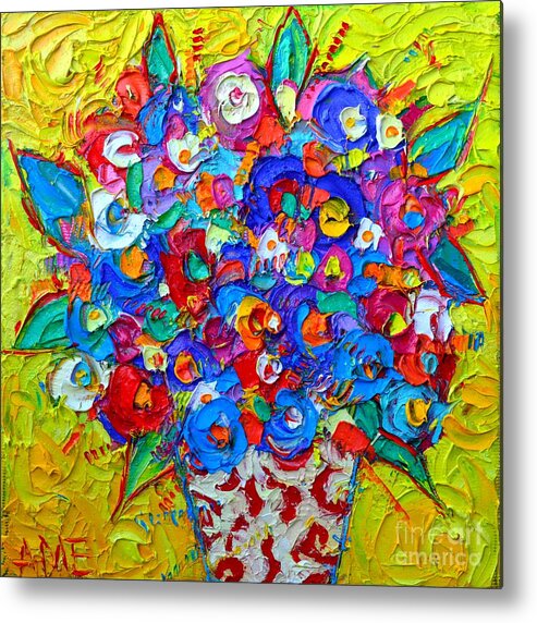 Vibrant Impasto Painting Abstract Impasto Art Palette Knife Painting Thick  Acrylic Art Vibrant Color Mix Media Textured Painting 