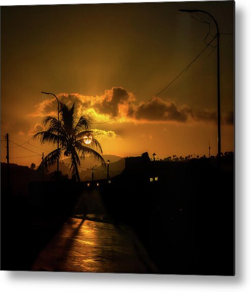 Cuba Metal Print featuring the photograph And It Is Immediately Night by Micah Offman