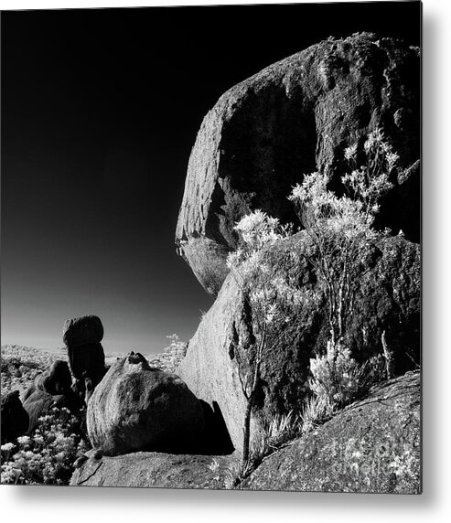 Boulder Metal Print featuring the photograph Balanced by Russell Brown
