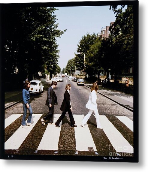 Beatles Metal Print featuring the photograph Beatles Album Cover by Action