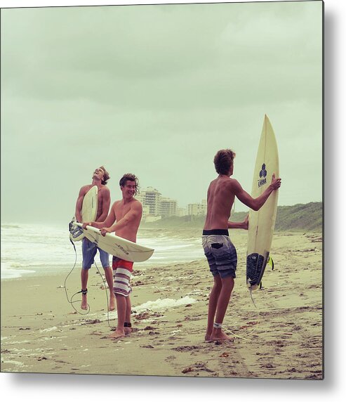 Surfer Metal Print featuring the photograph Boys Of Summer by Laura Fasulo