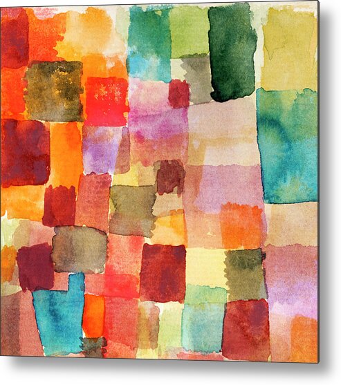 Paul Klee Metal Print featuring the painting Colors by Paul Klee by Mango Art