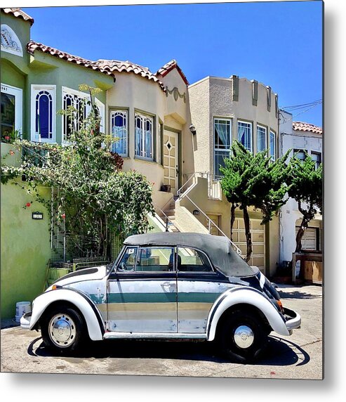 Metal Print featuring the photograph Convertible Bug by Julie Gebhardt