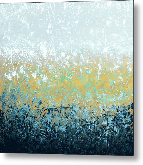 Morning Metal Print featuring the painting Cool Cool Summer 4 by Linda Bailey