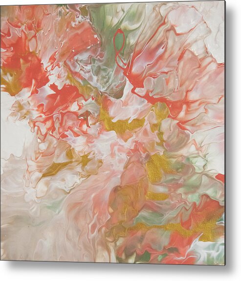 Coral Metal Print featuring the mixed media Coral 1 by Aimee Bruno