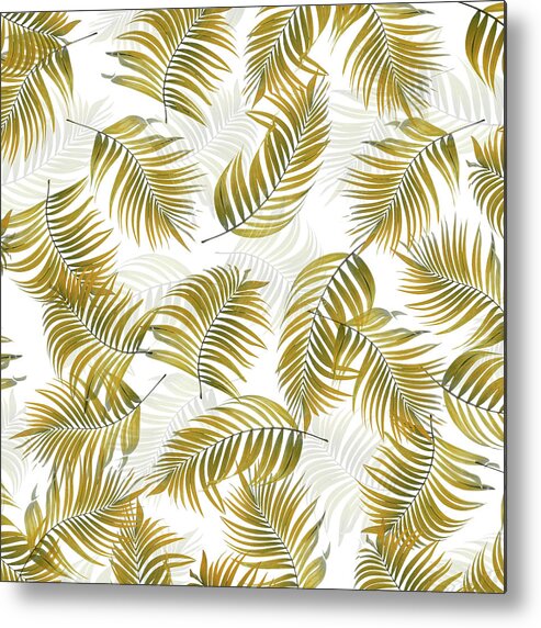 Plant Metal Print featuring the digital art Design 166 by Lucie Dumas