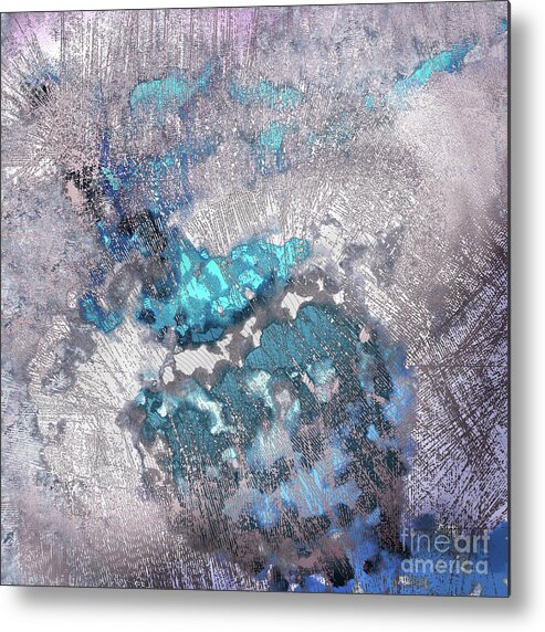 Textures Metal Print featuring the digital art Eureka by Bentley Davis