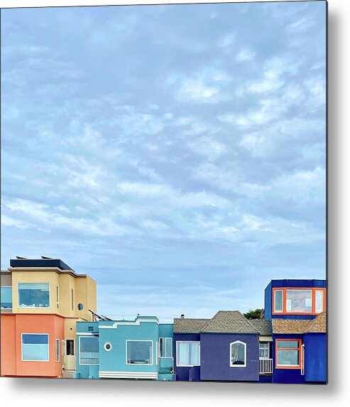  Metal Print featuring the photograph Four Houses by Julie Gebhardt