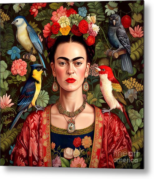 Frida Kahlo Painting 6 Metal Print