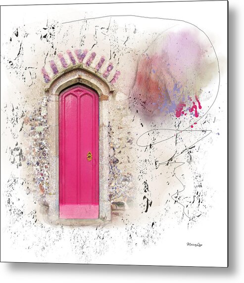 Door Metal Print featuring the mixed media Heaven's Door by Moira Law