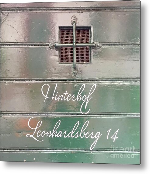 Hinterhof Metal Print featuring the photograph Hinterhof by Flavia Westerwelle