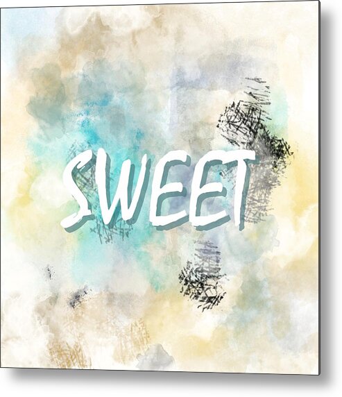 Home Sweet Home Metal Print featuring the digital art Home sweet home Abstract 69 by Lucie Dumas