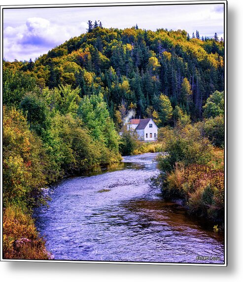Cape Breton Metal Print featuring the photograph House on Margaree River by Ken Morris