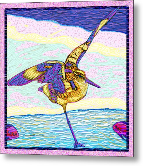 St. Augustine Metal Print featuring the digital art In Flight by Rod Whyte