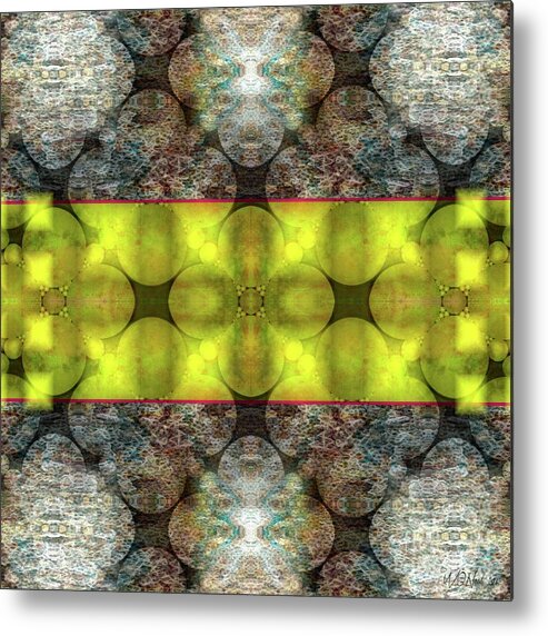 Abstract Metal Print featuring the digital art Interlude, No. 5 by Walter Neal