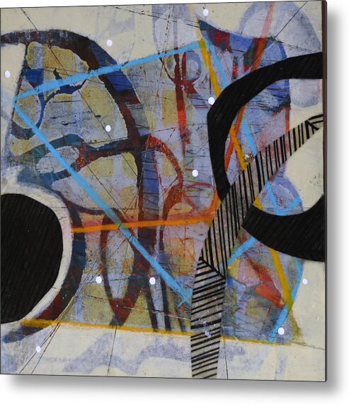 Kate Word Metal Print featuring the painting Intersections II by Kate Word