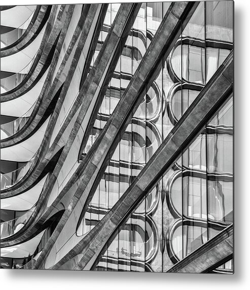 Abstract Metal Print featuring the photograph It Is Complicated by Elvira Peretsman