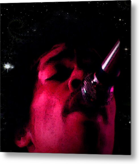 Jimi Hendrix Metal Print featuring the painting Jimi Hendrix Art Print by Stephen Humphries