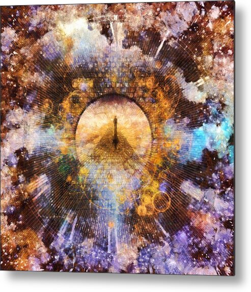 Journey Metal Print featuring the digital art Journey of time by Bruce Rolff